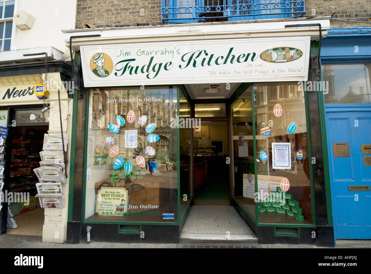 Fudge Kitchen Cambridge Stock Photo Alamy