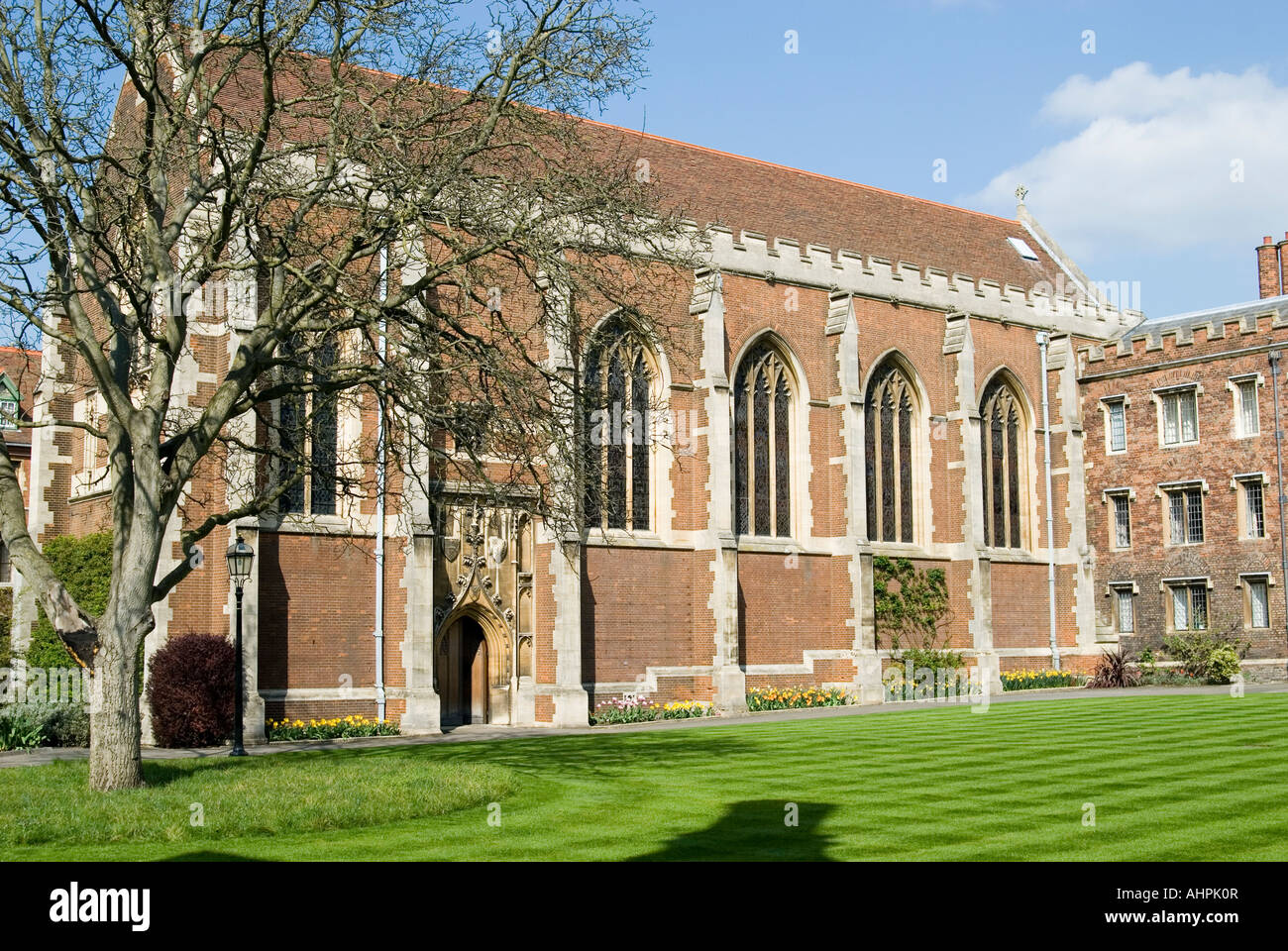 Queen's College Chapel, Cambridge University Stock Photo