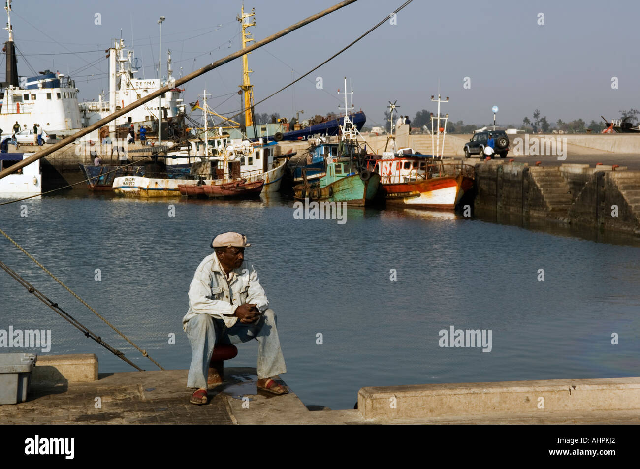 Harbour, Maputo, Mozambique Stock Photo Alamy