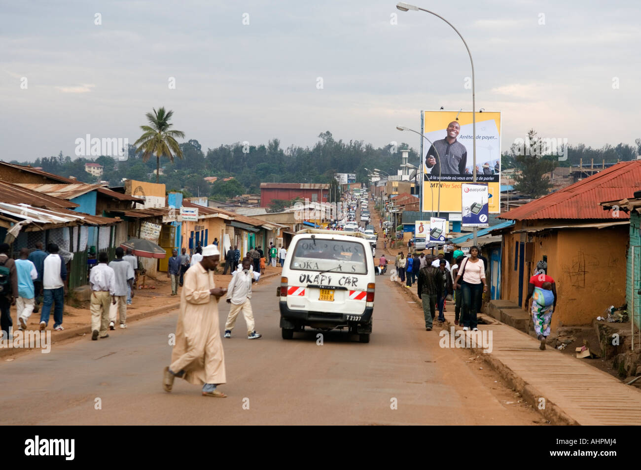 street scene, Kigali, Rwanda Stock Photo