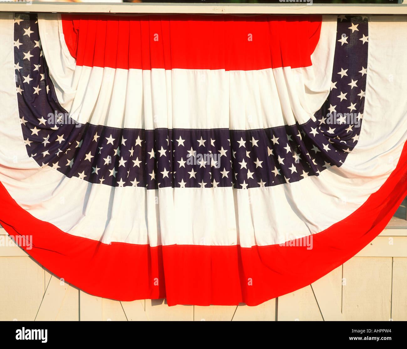 Red white and blue bunting Stock Photo - Alamy