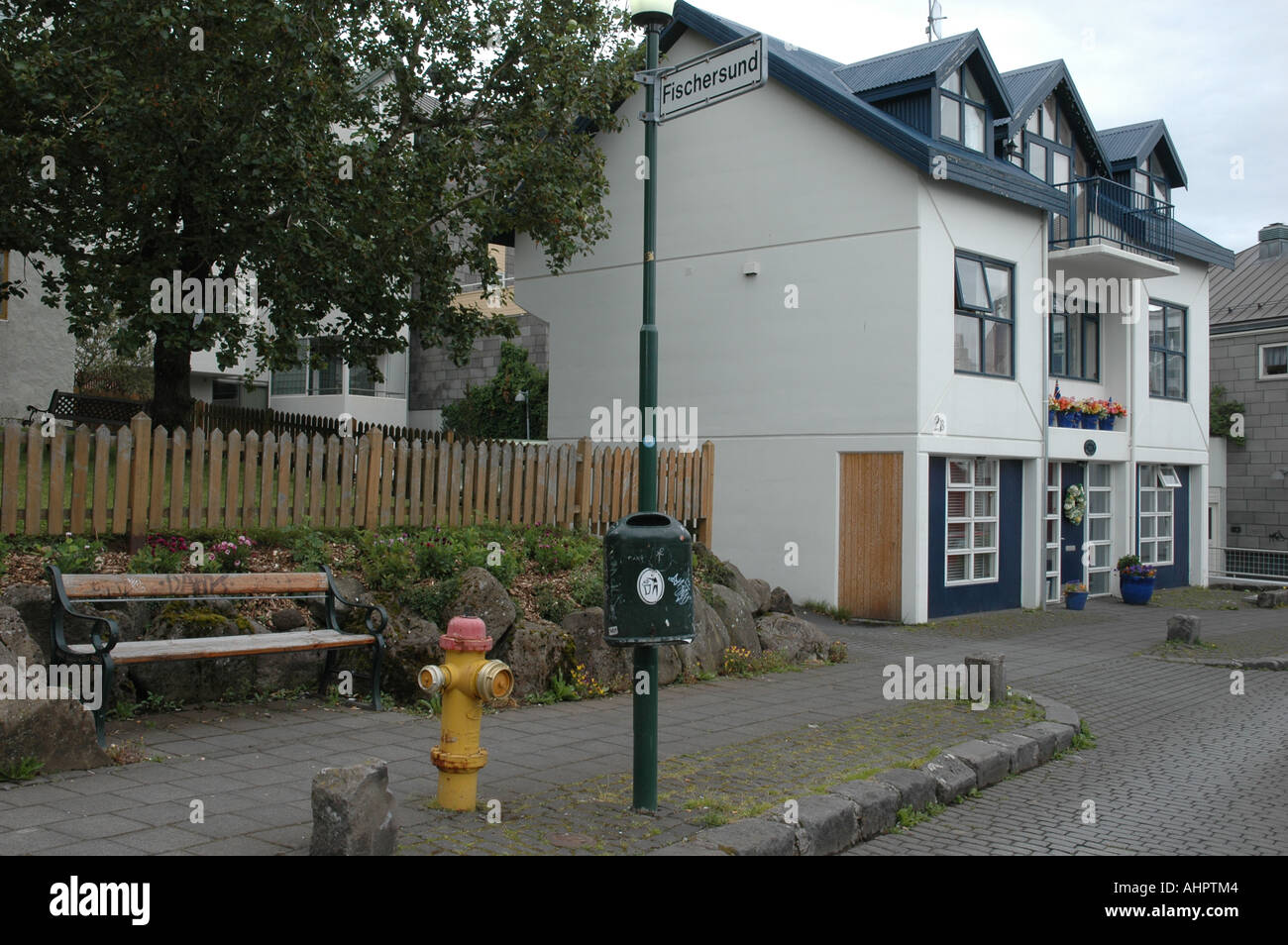 Contemporary Icelandic housing, Reykjavik, Iceland Stock Photo Alamy