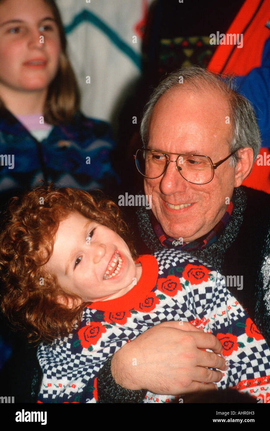 Father and daughter Chicago Illinois Stock Photo