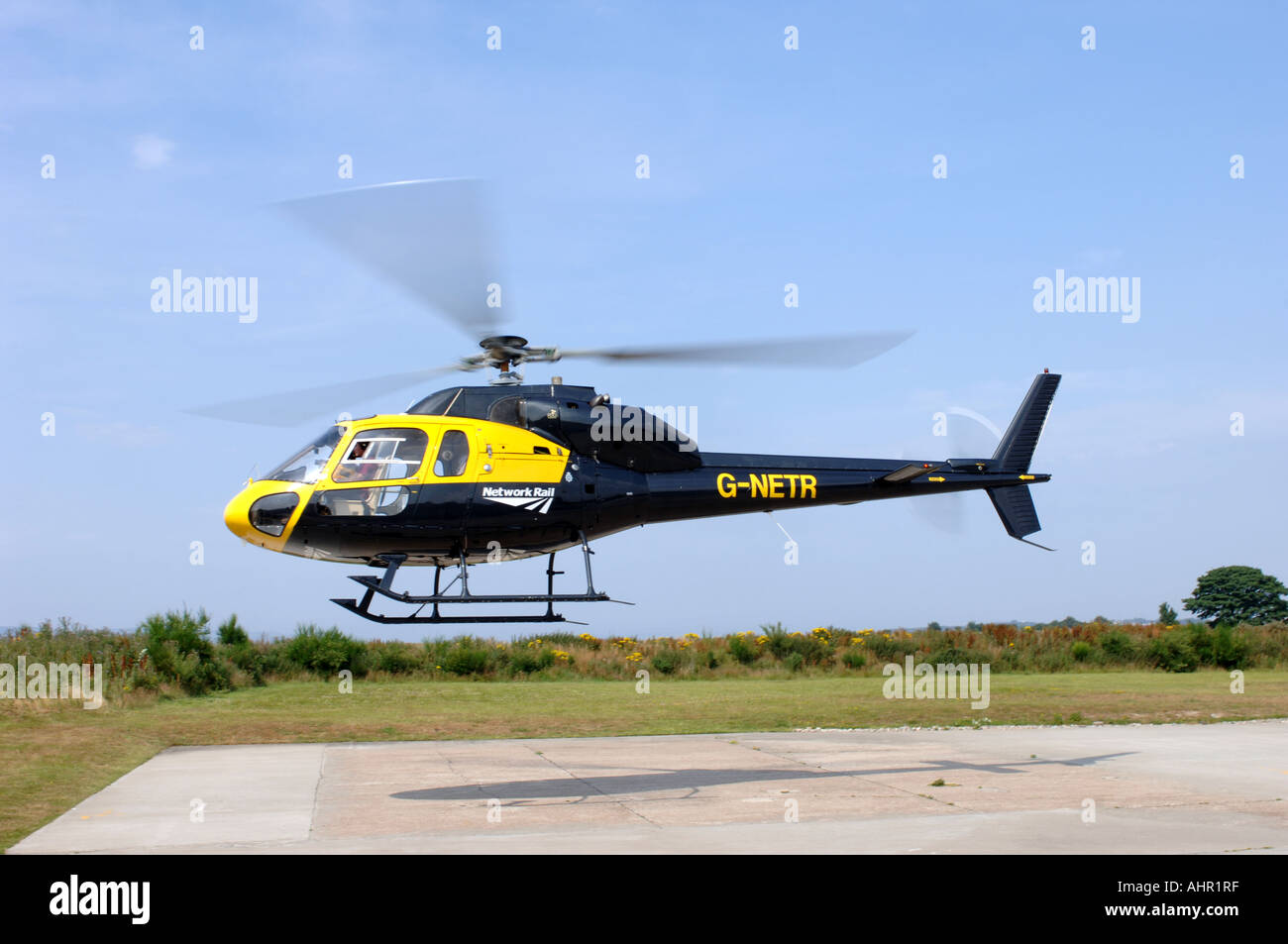 Eurocopter Ecureuil TwinStar Helicopter 2X Allison 250-C20F turboshaft 420shp engines.  XAV 1278-303 Stock Photo
