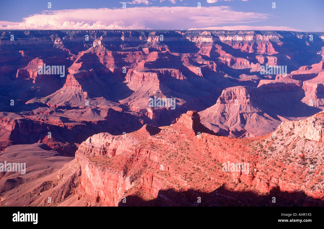 South Rim of the Grand Canyon Arizona Stock Photo