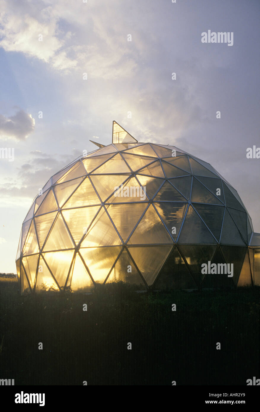 Geodesic Biohome Biodome Geodesic dome Aspen Colorado Stock Photo - Alamy