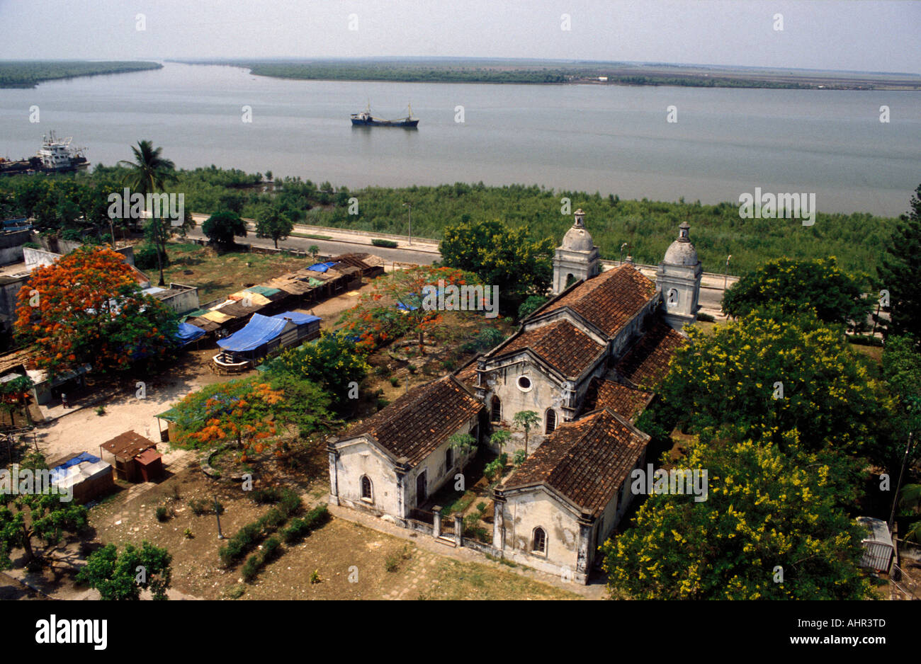 Cathedral built in 1776, Quelimane, Mozambique Stock Photo