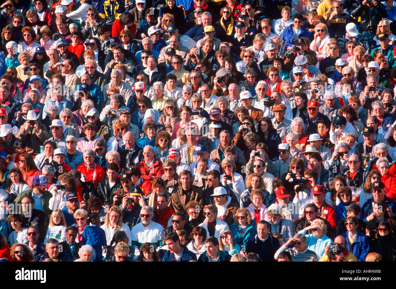 Large crowd of people Stock Photo