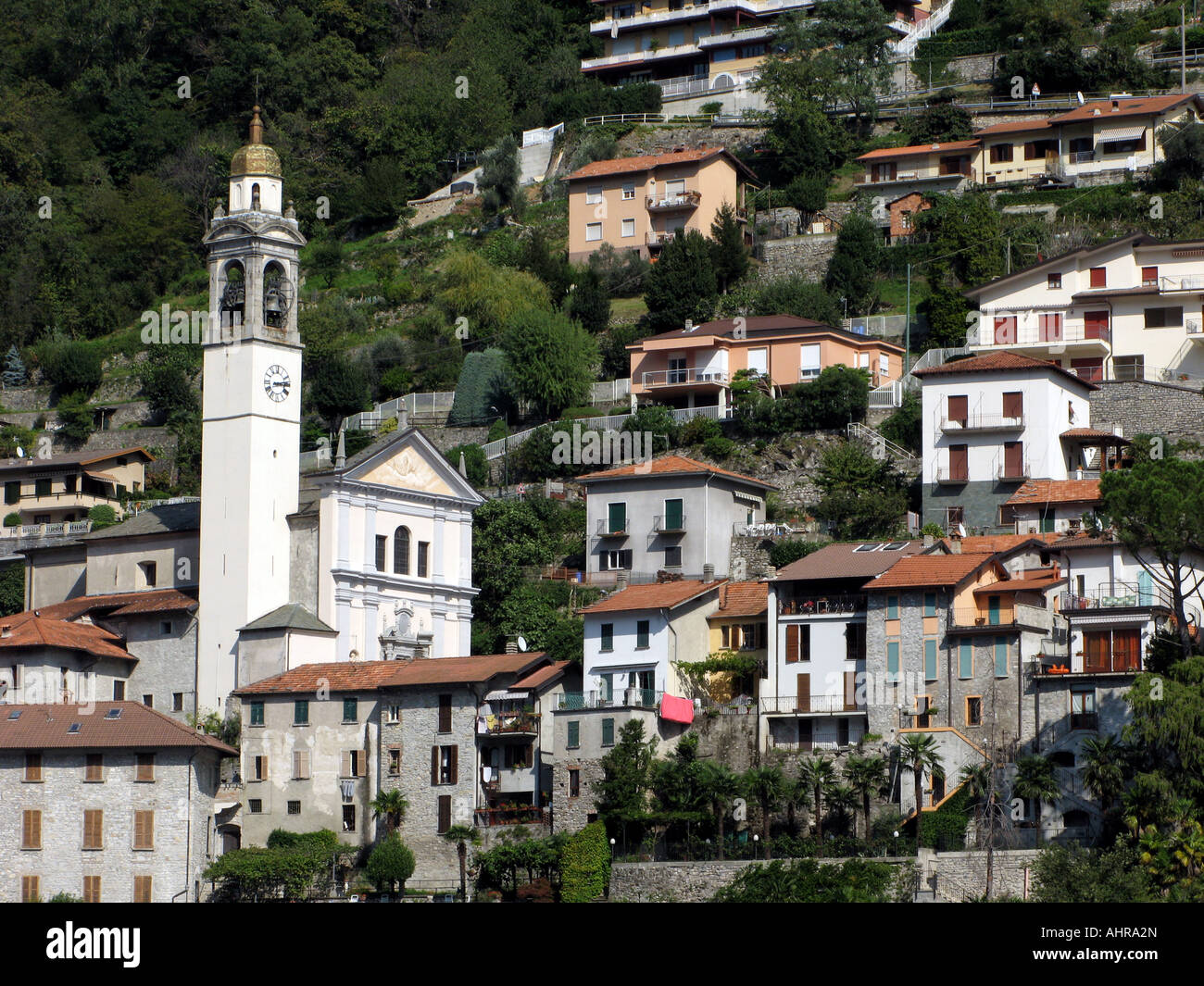 NESSO LAKE COMO Stock Photo Alamy