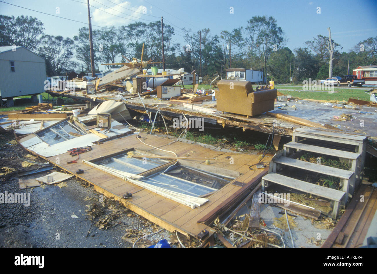 Hurricane Andrew left one trailer home in complete ruins and