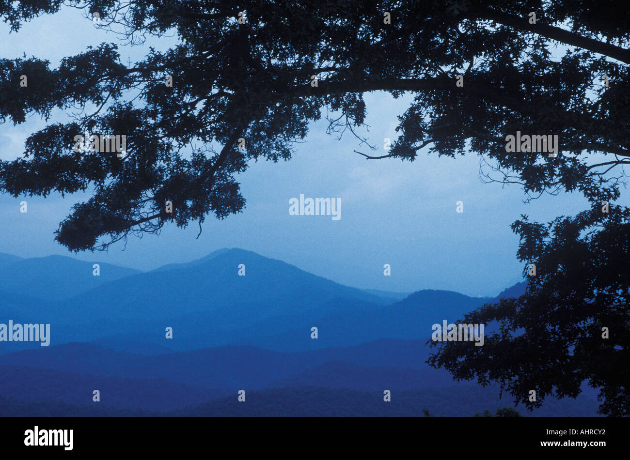 Blue Ridge Mountains Virginia Stock Photo