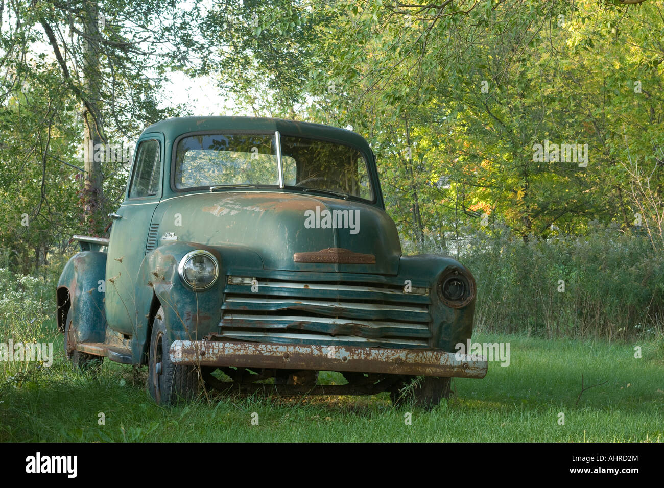 Old Chevrolet pickup truck Stock Photo