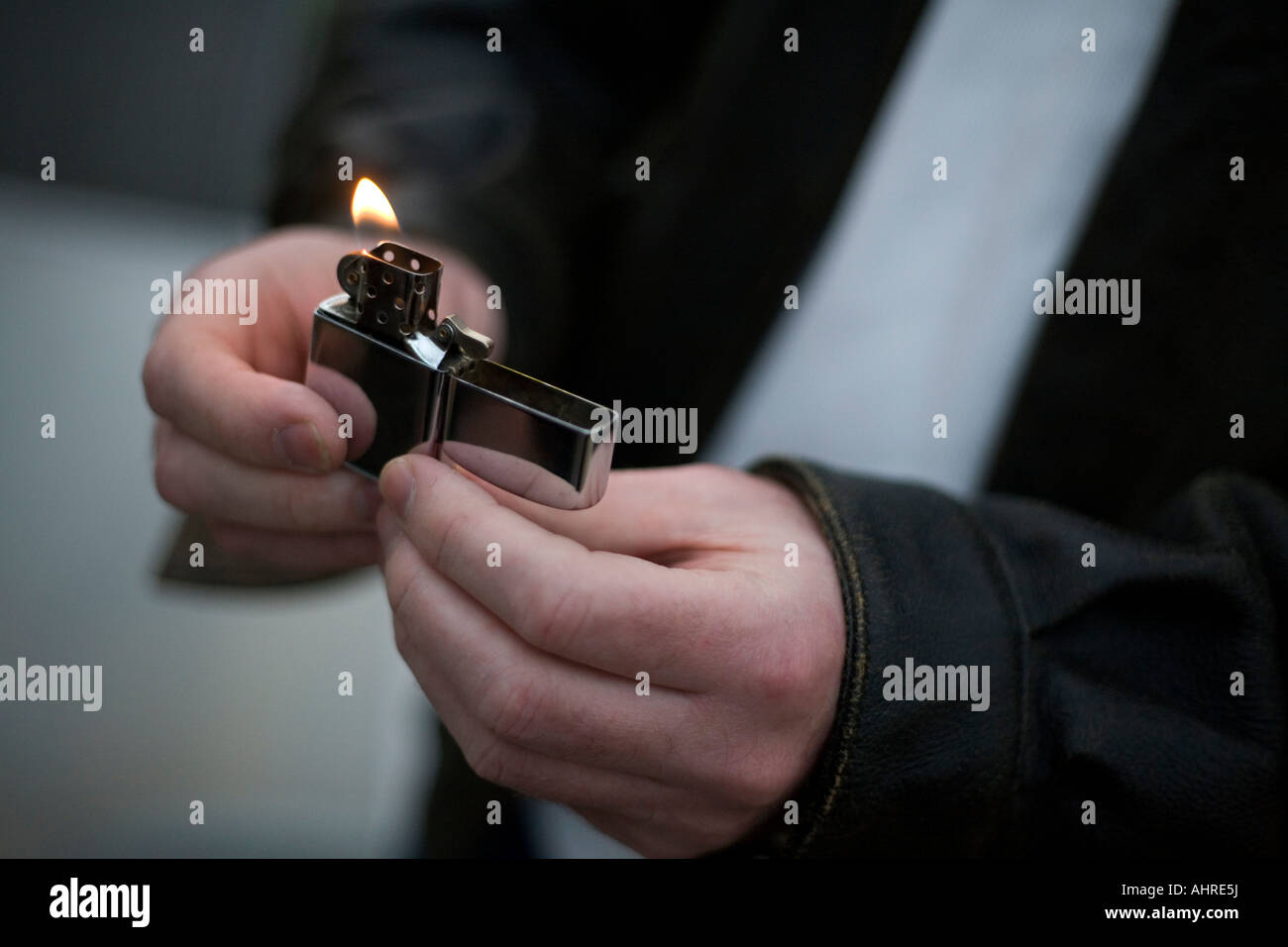 Zippo Lighter Stock Photo