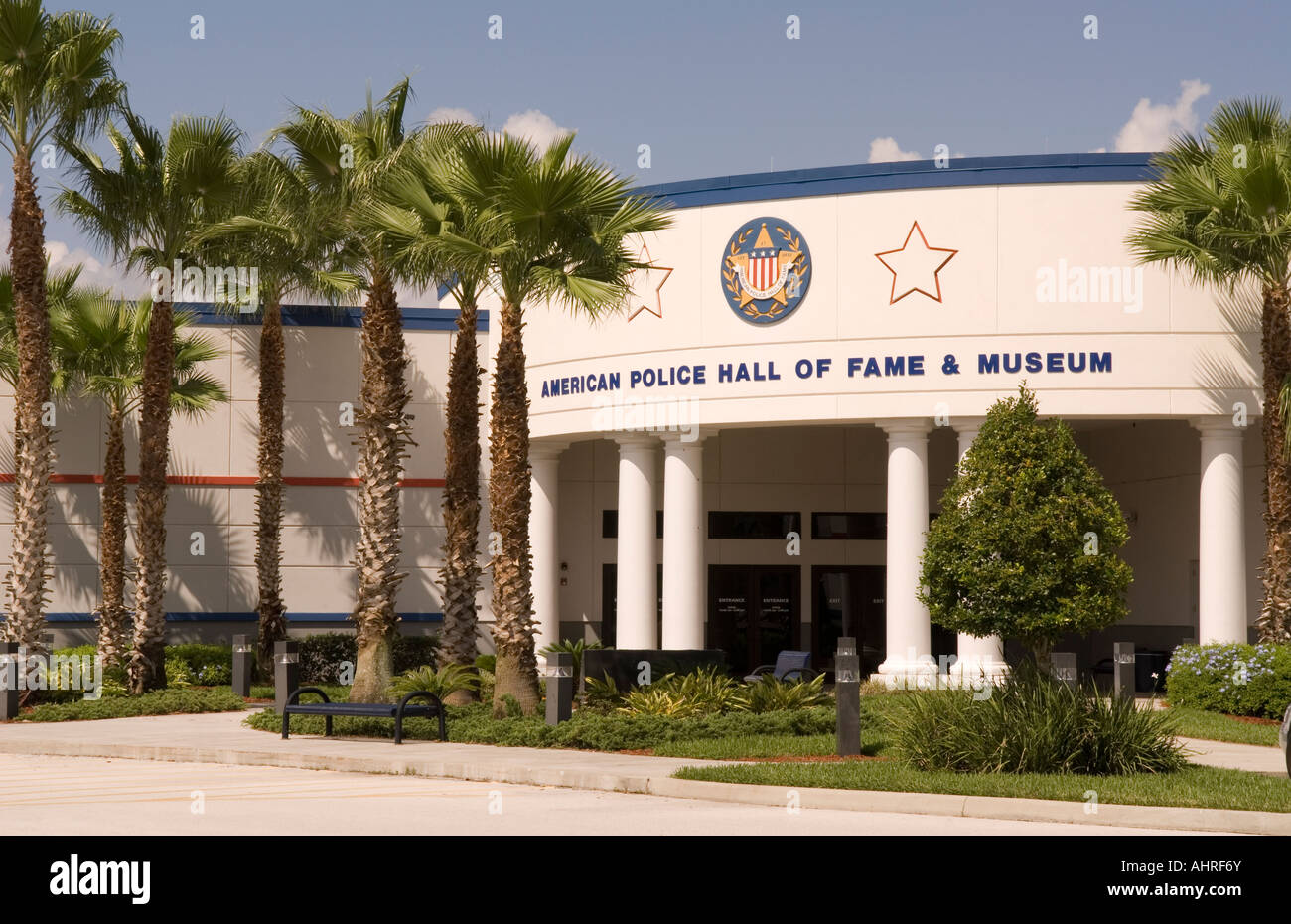 American Police Hall of Fame & Museum  at Titusville FL USA, Museum Stock Photo