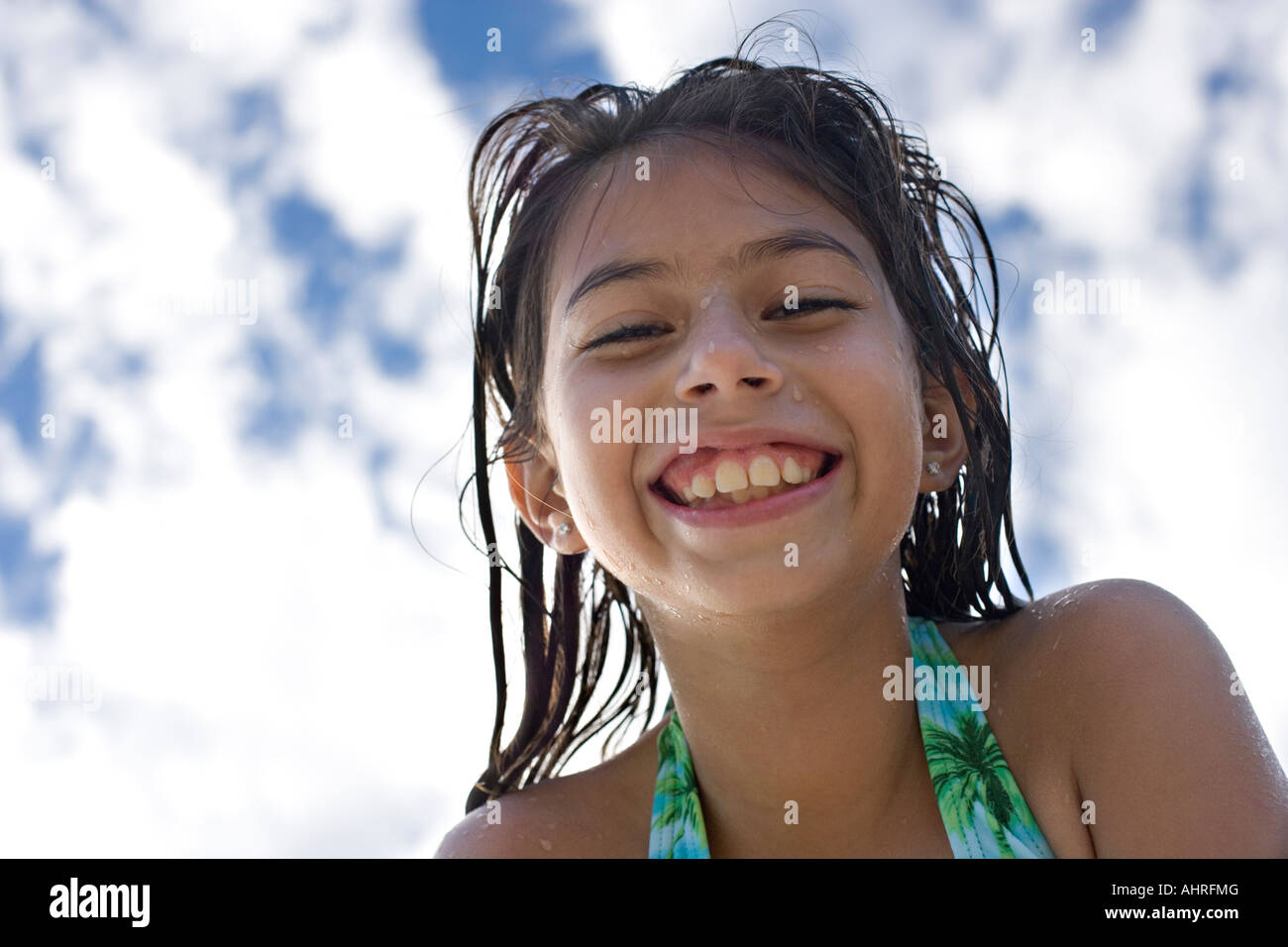 Girl 10 12 in bikini hi-res stock photography and images - Alamy