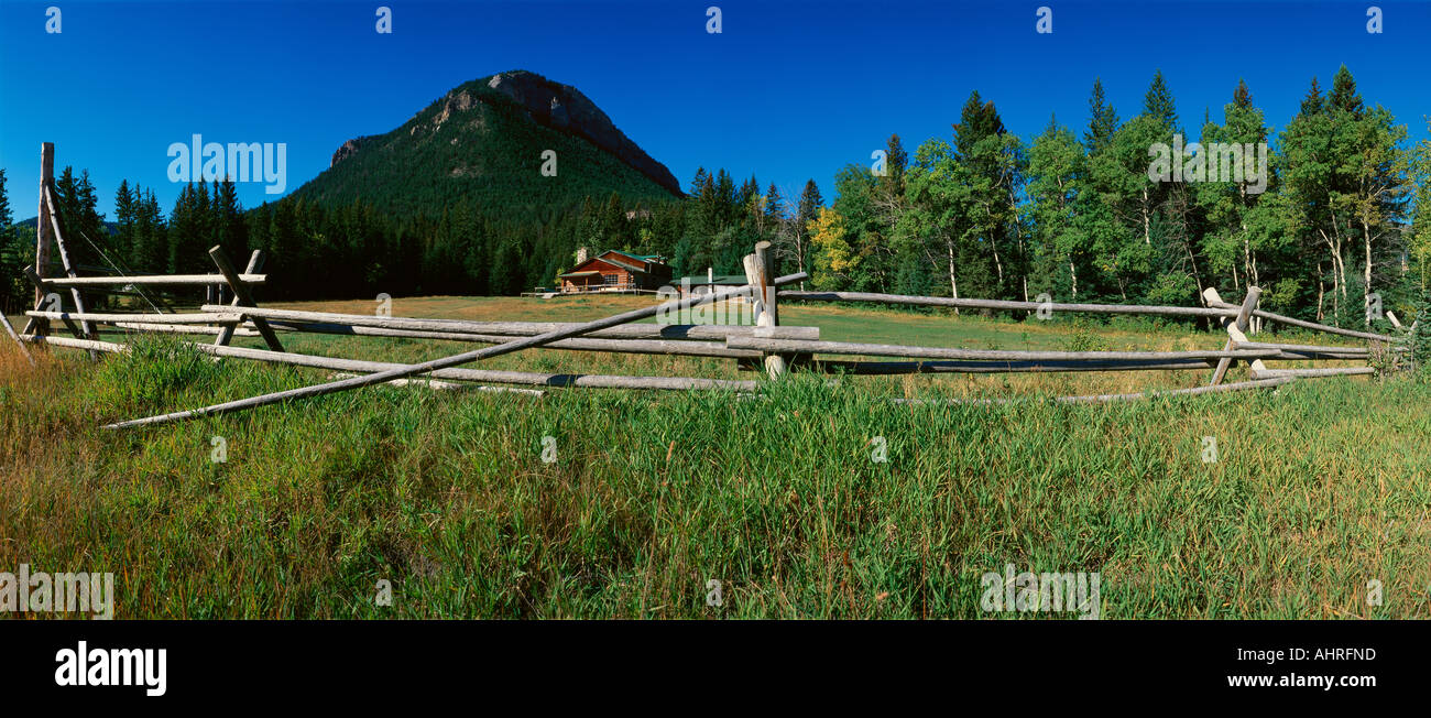 Sunlight Valley Wyoming Stock Photo