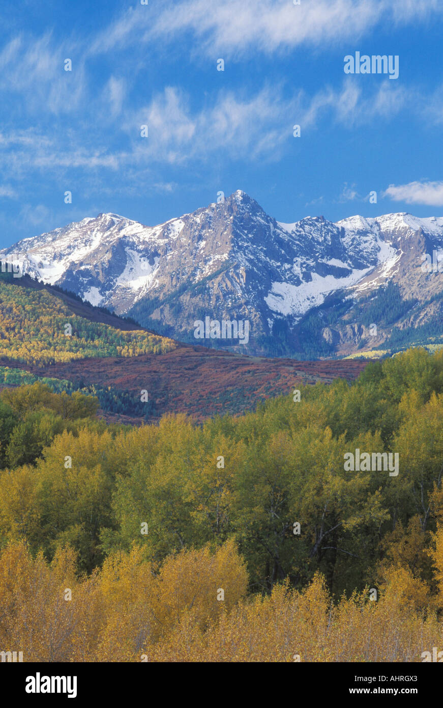 Wilson Peak Sneffels Mountain Range Colorado Stock Photo - Alamy