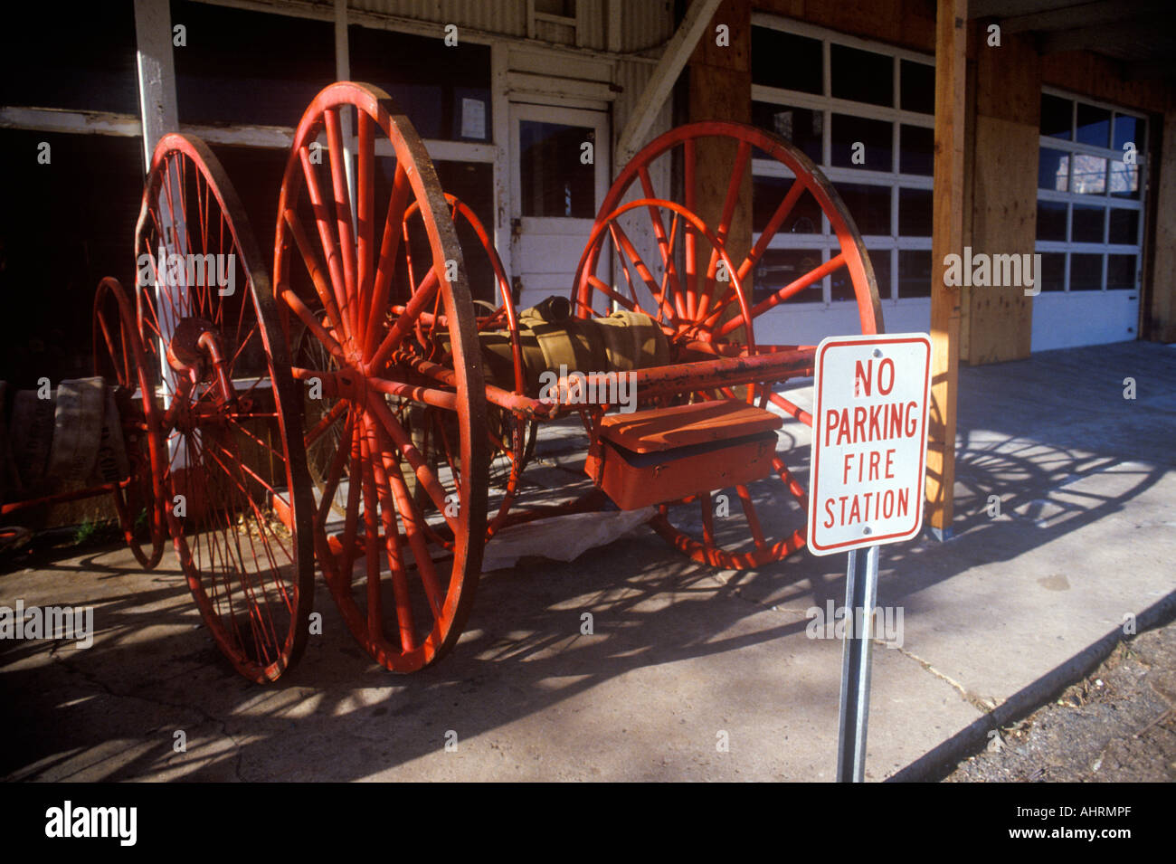 Volunteer Fire Department in Jerome AZ Stock Photo Alamy