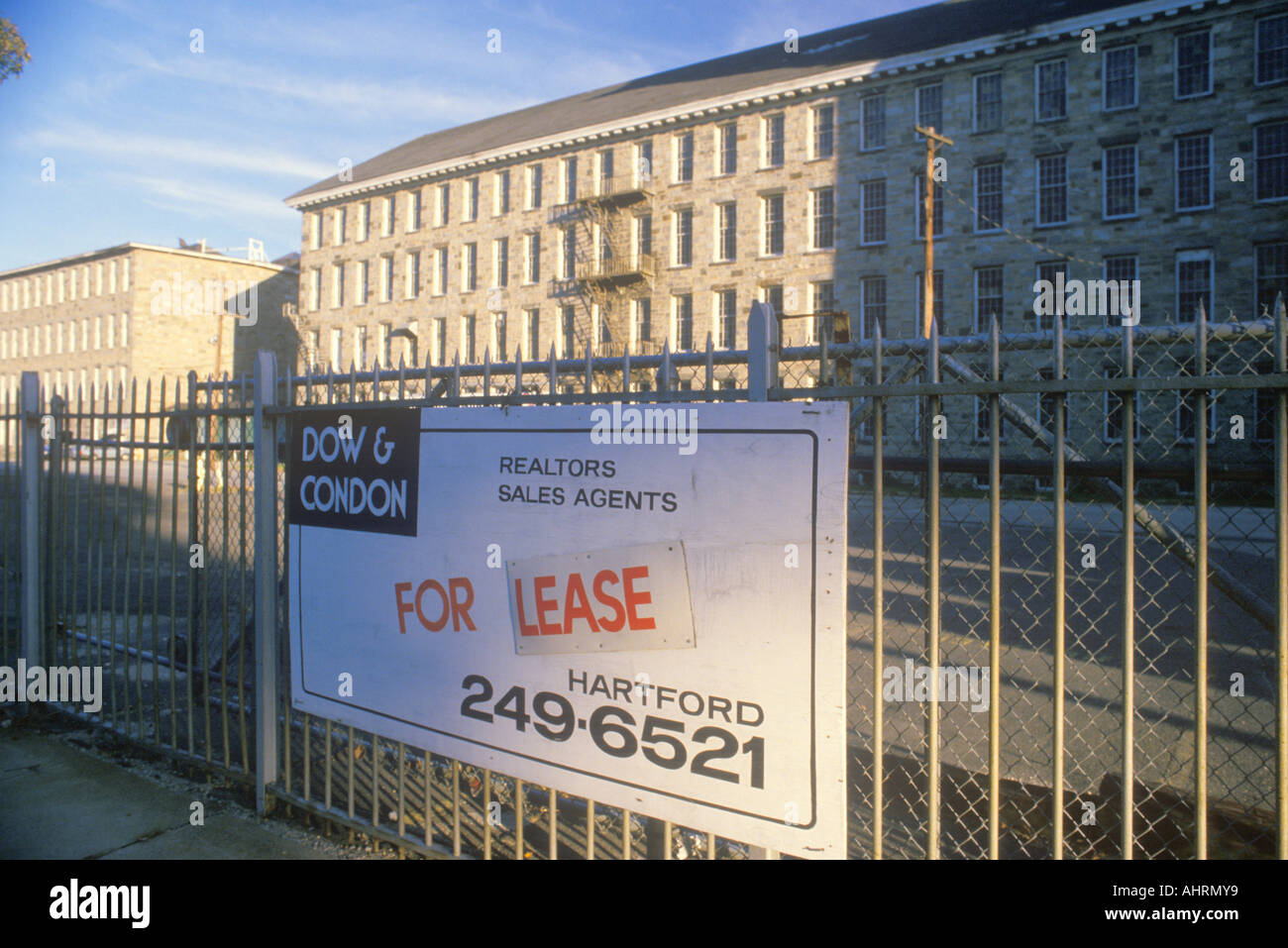 Industrial buildings for lease Connecticut Stock Photo Alamy