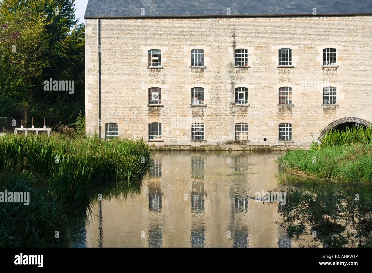 Belvedere Mill on the River Frome at Chalford, Gloucestershire Stock