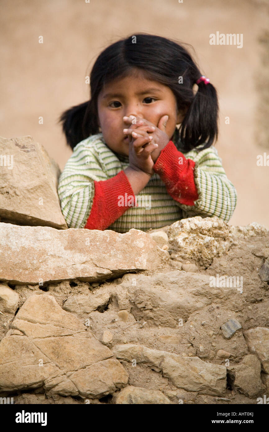 Bolivian girl Stock Photo