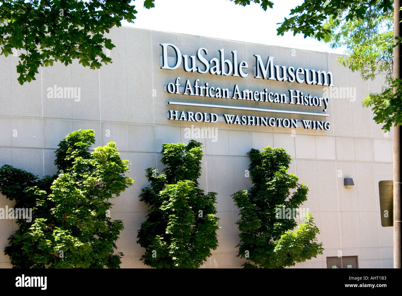 DuSable African American History Museum near University of Chicago. Chicago Illinois IL USA Stock Photo