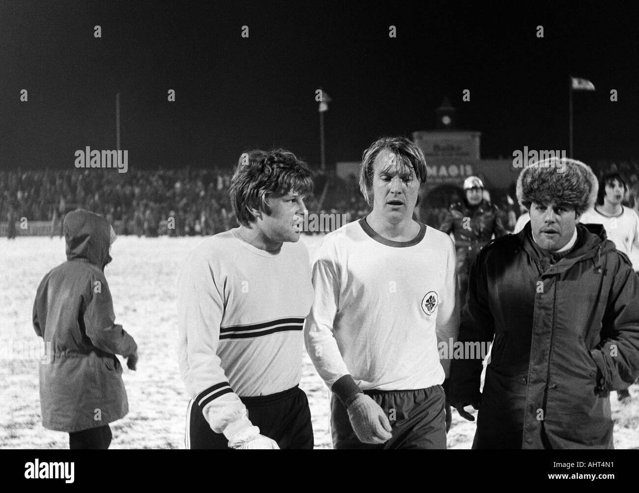Football bundesliga 1970 1971 niederrhein stadium hires stock