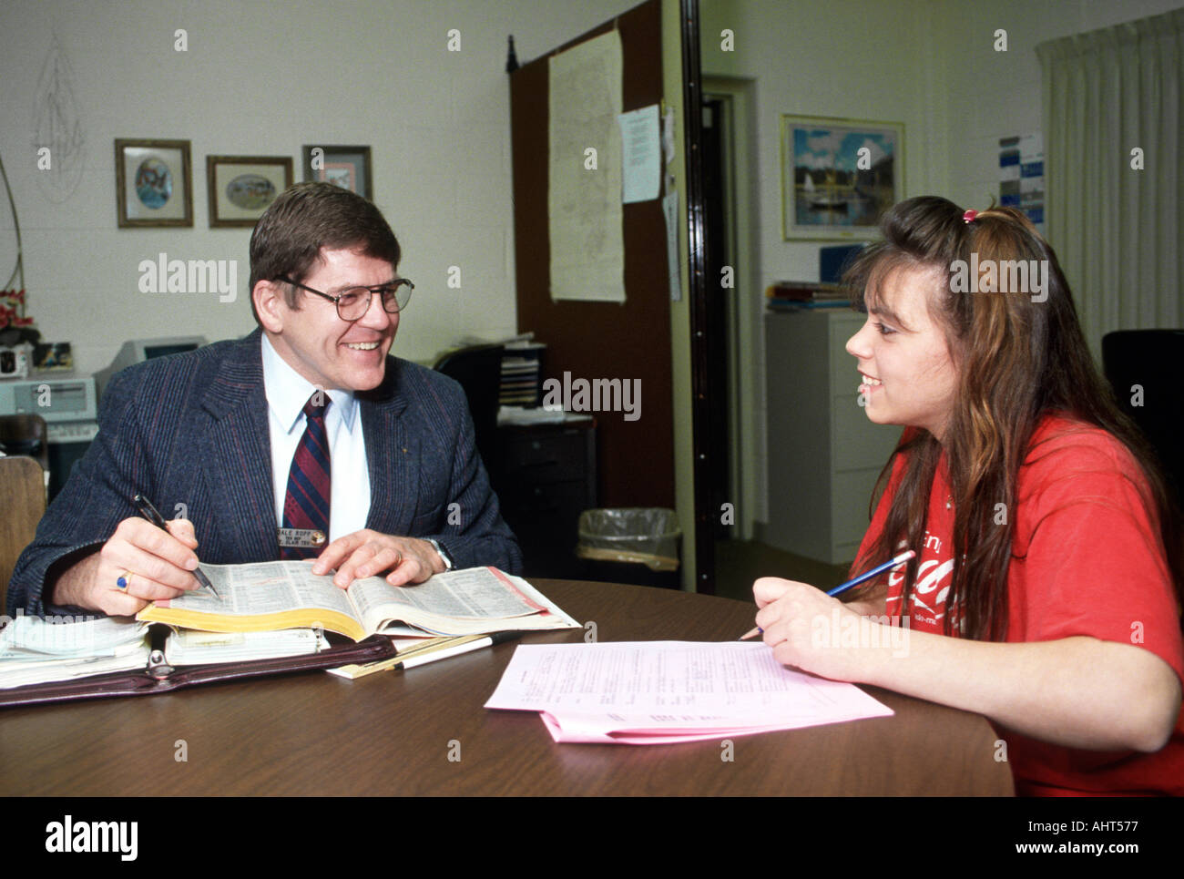 High school guidance counselor hi-res stock photography and images - Alamy