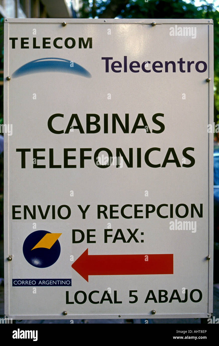 Telecom telephone company, telephone service, Buenos Aires, Buenos Aires Province, Argentina, South America Stock Photo