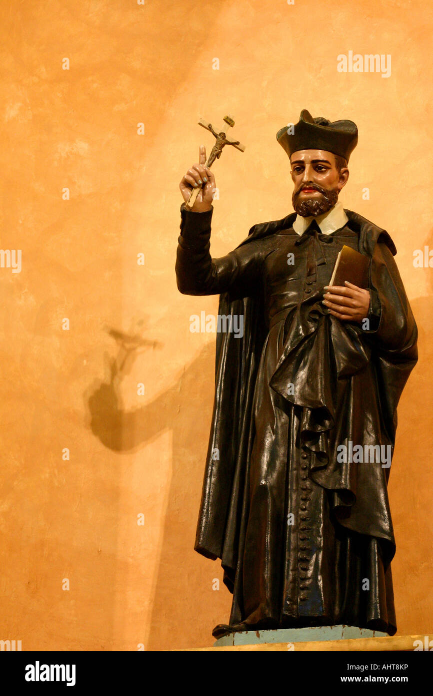 Saint Phillipe of Neri San Felipe Neri statue at a church in Panama