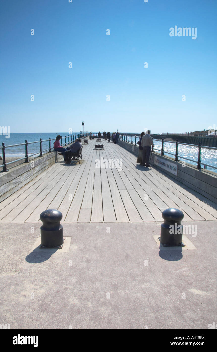 Littlehampton Harbour Entrance Stock Photo Alamy