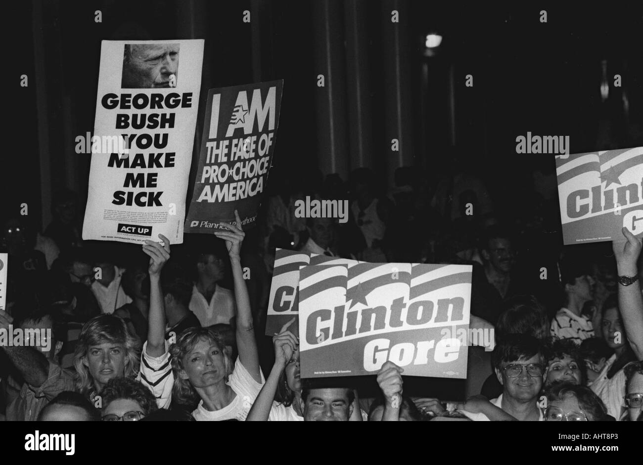 DNC Fundraiser in New York City 1992 Stock Photo