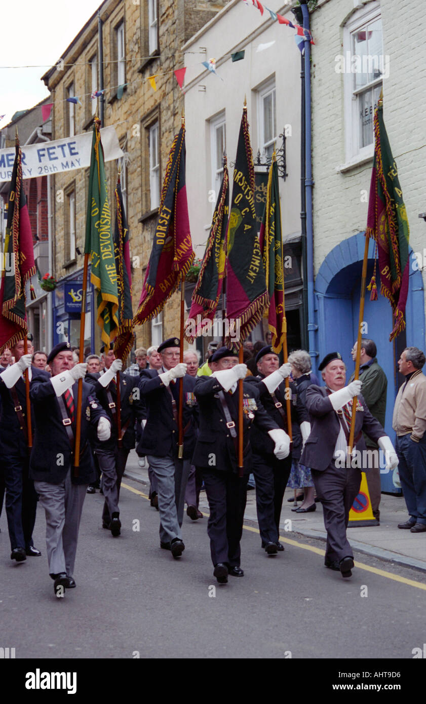 War Veterans Parade and March past Stock Photo Alamy