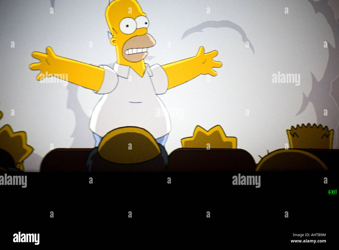 Simpsons Movie Stock Photo