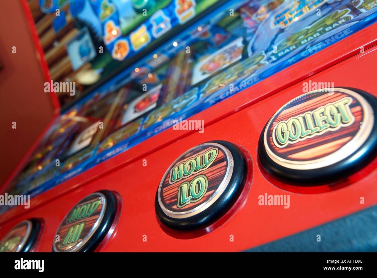 fruit machine gambling Stock Photo