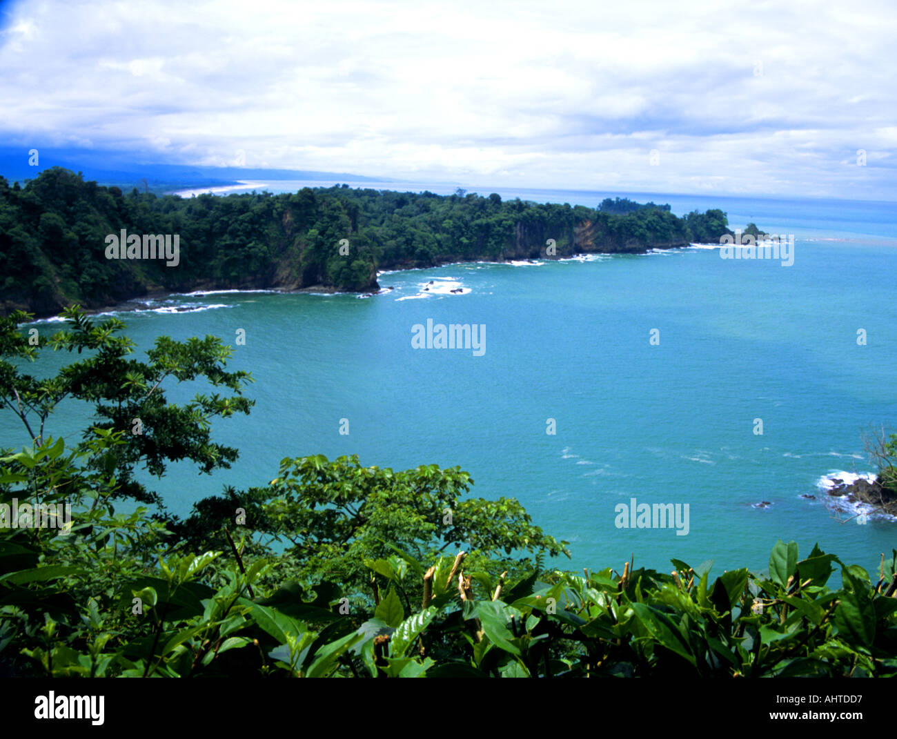 MANUEL ANTONIO COSTA RICA August Playa Puerto Escondido from the viewpoint in the National Park