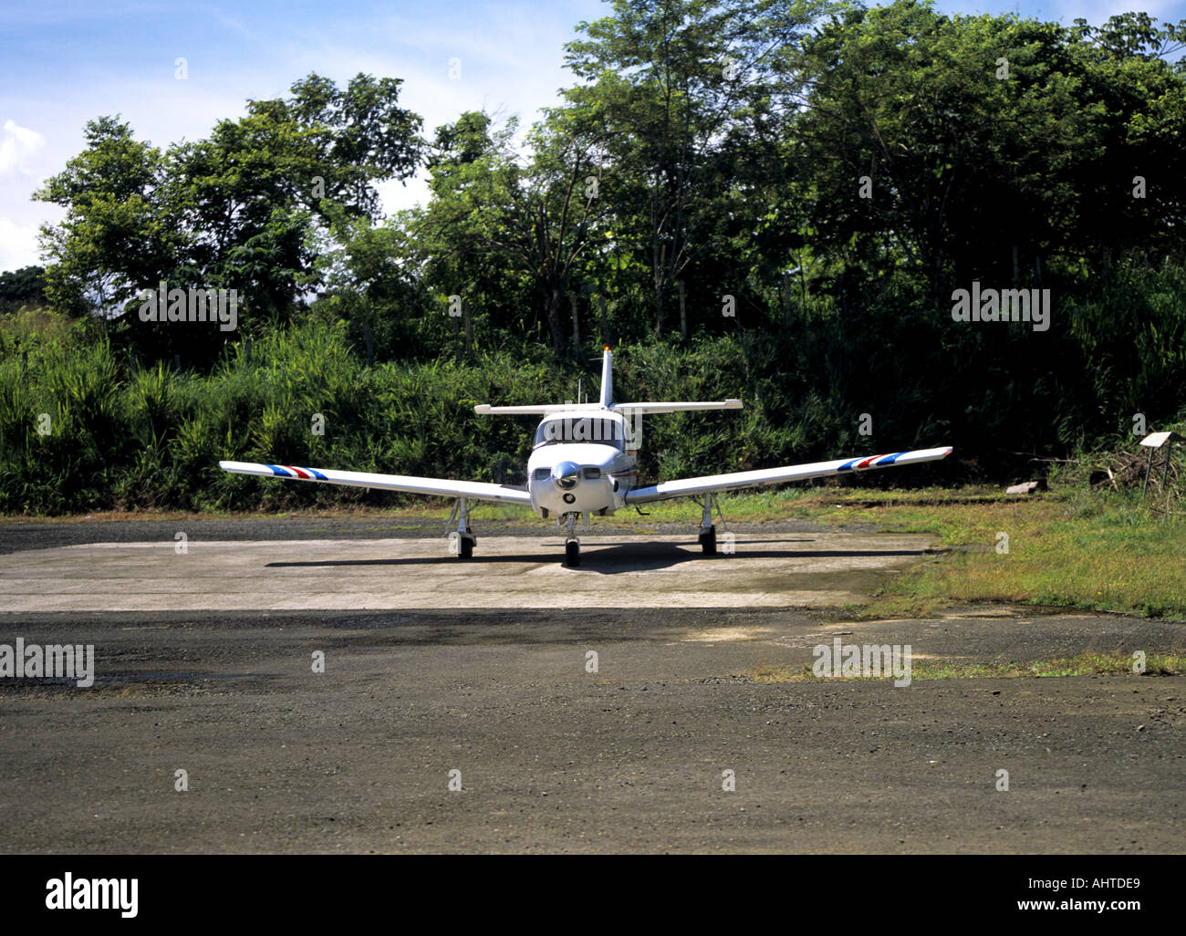 QUEPOS COSTA RICA August One of the small planes that are used to fly passengers from the