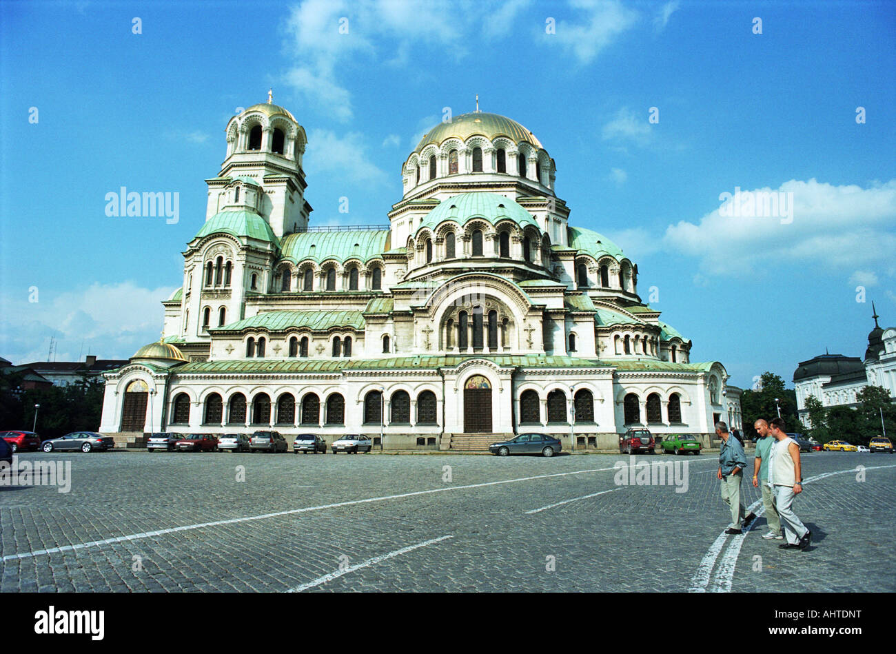 Ordnungsamt, Auto, Falschparker, Radklammer, Pl. Sveti Aleksandar Nevski,  Sofia, Bulgarien Stock Photo - Alamy