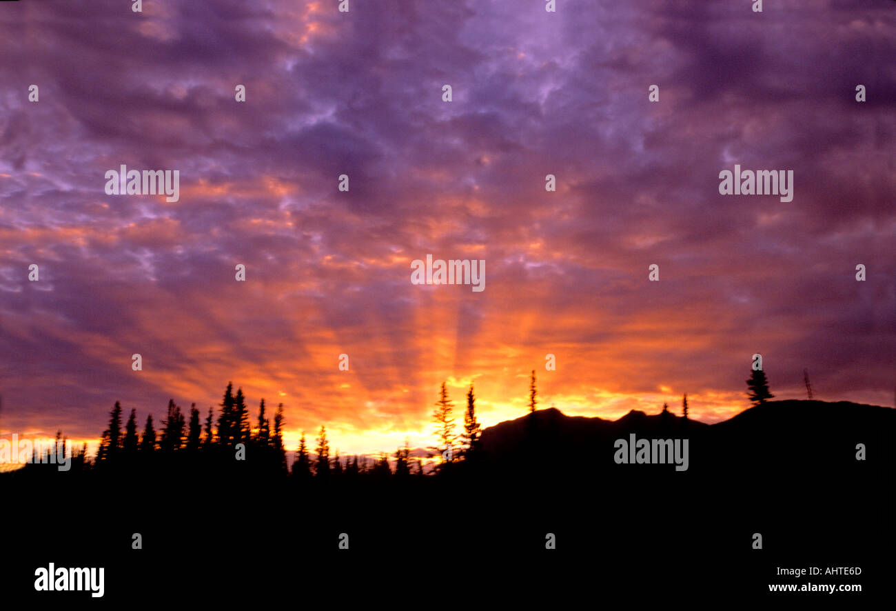 God Rays sunset Stock Photo - Alamy