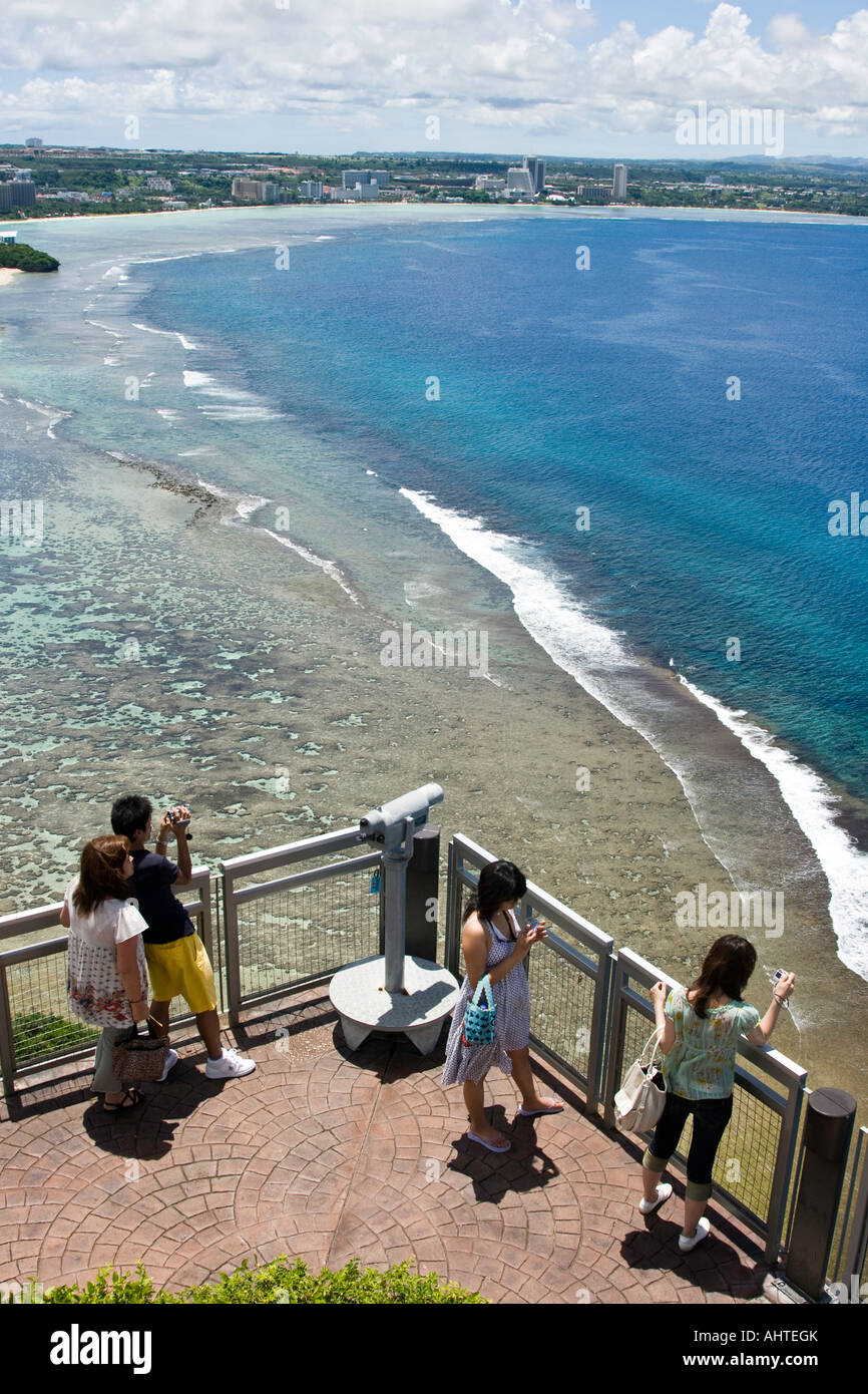 View From Two Lovers Point Guam Stock Photo Alamy