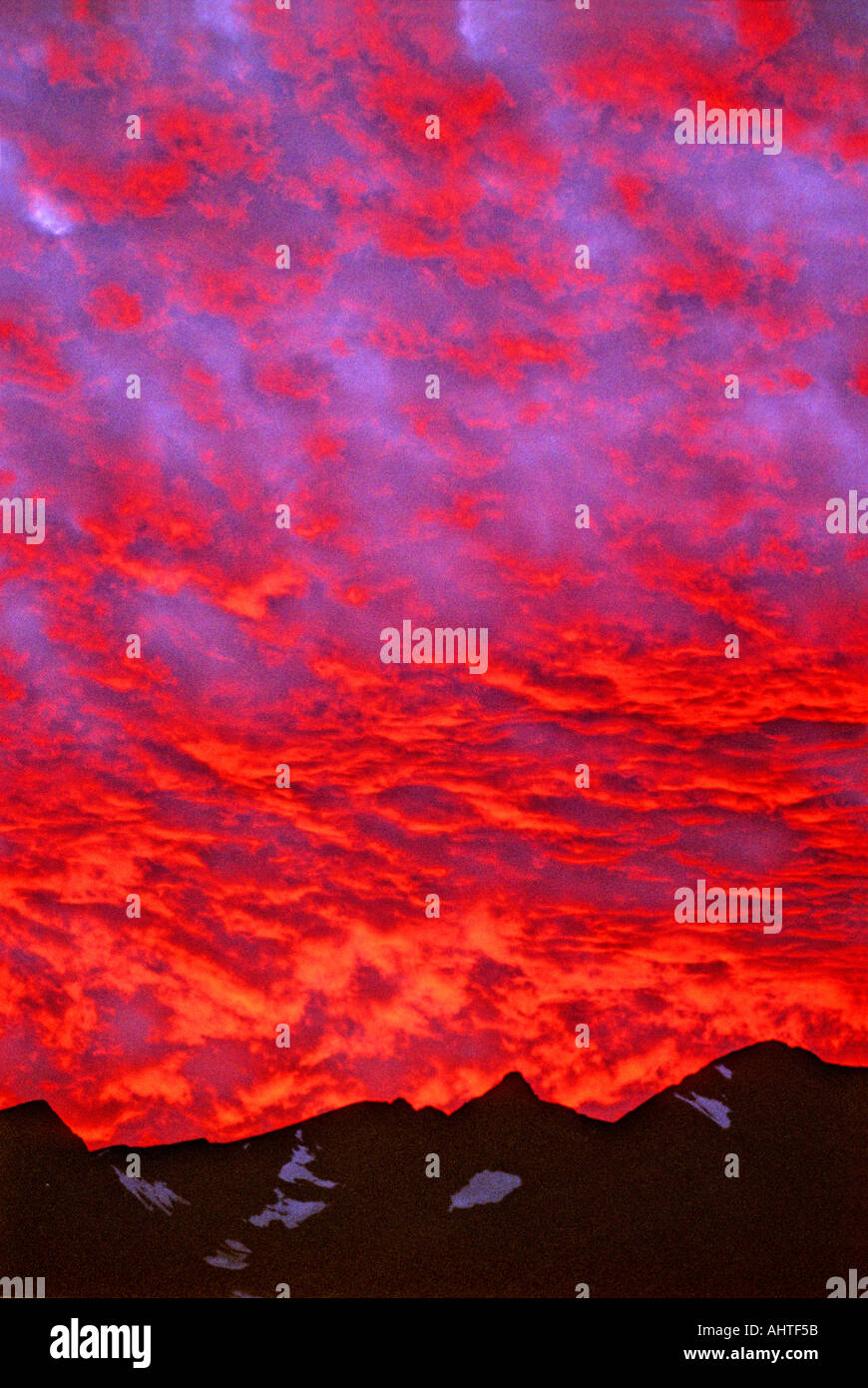 Fire Sky 1 Stock Photo - Alamy