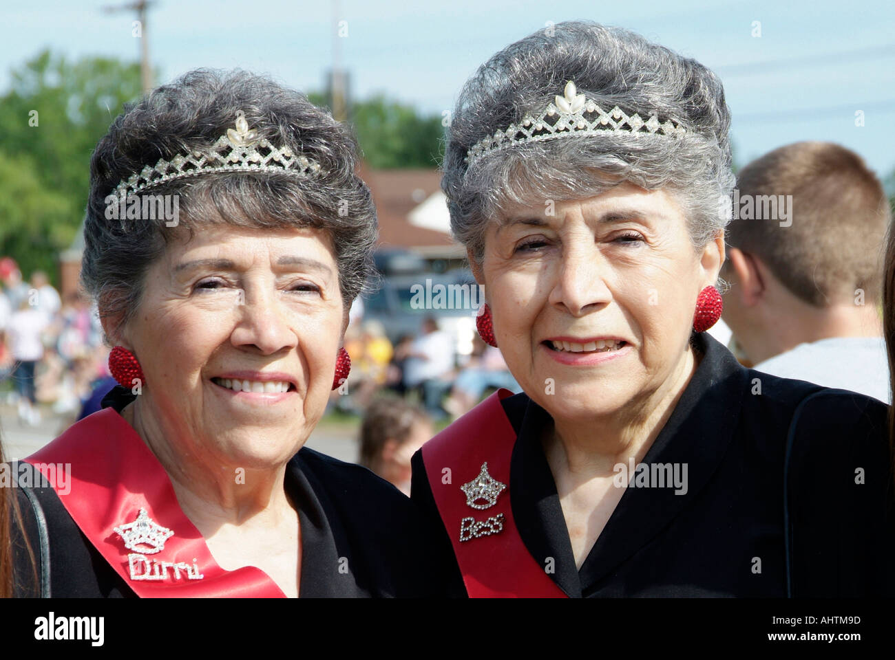Twins Convention at Twinsburg Ohio Stock Photo