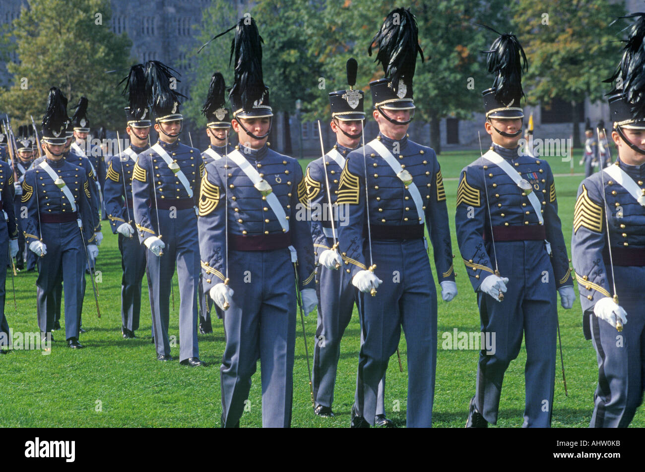 Parade West Point Military Academy West Point New York Stock