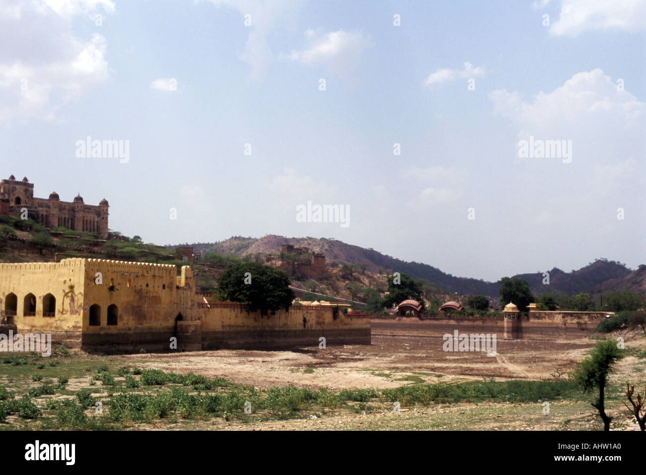 The Amber Fort at Jaipur in Rajasthan India Stock Photo