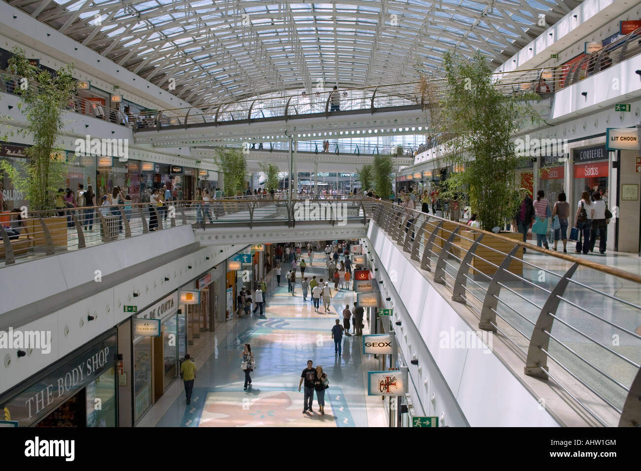 Shopping centre in Lisbon, Portugal Stock Photo - Alamy