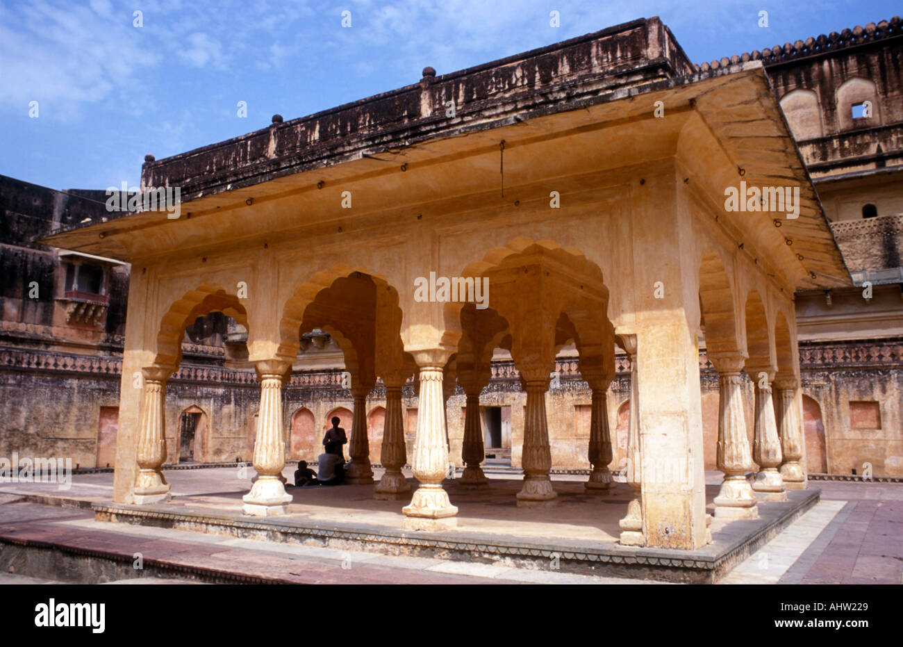 The Amber Fort at Jaipur in Rajasthan India Stock Photo