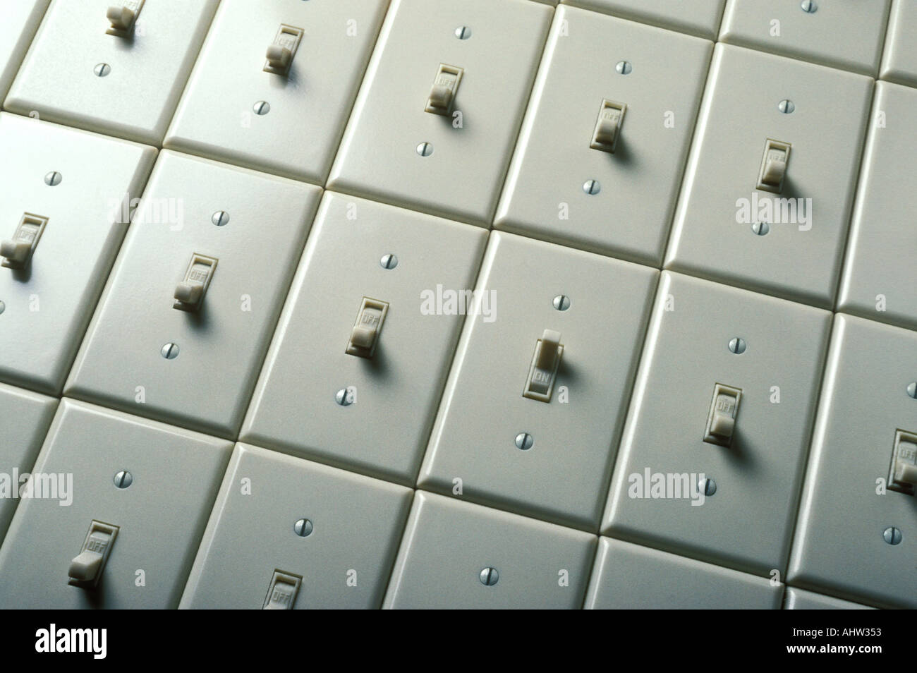 on and off switches Stock Photo Alamy