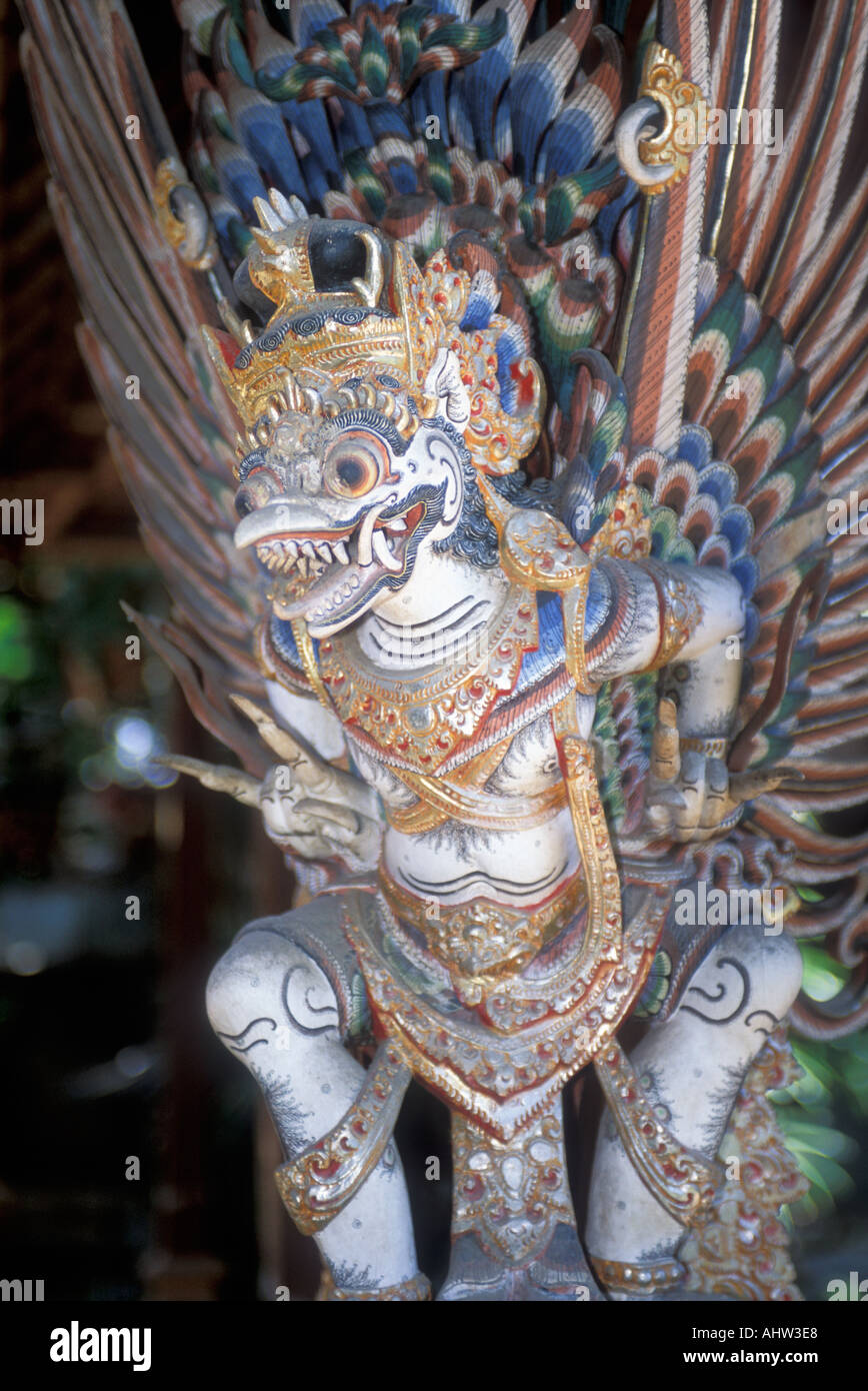 Bali Garuda Wood Carving Ubud Indonesia Stock Photo Alamy
