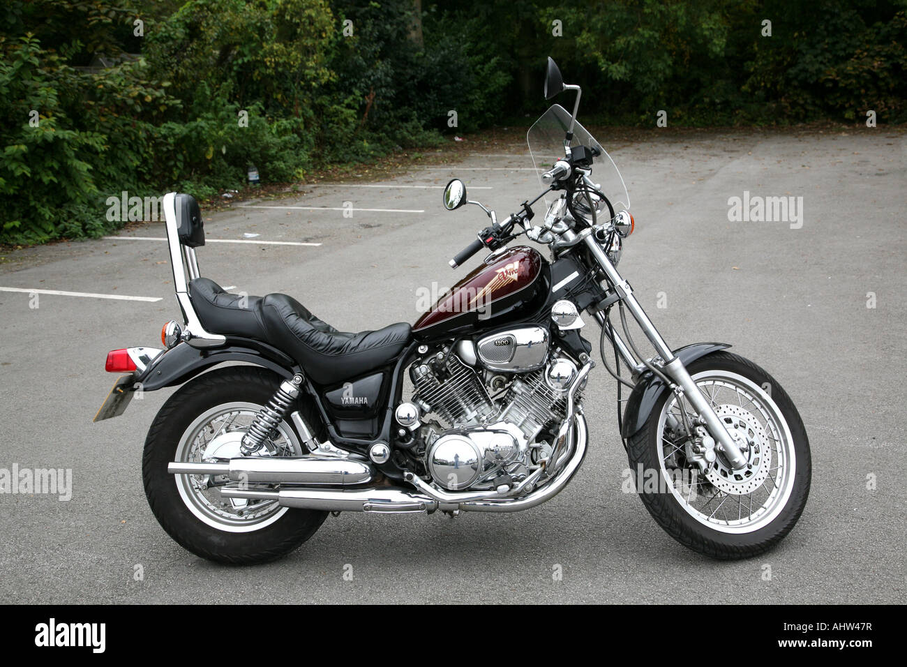 A Yamaha Virago 1100 Motorcycle Stock Photo - Alamy
