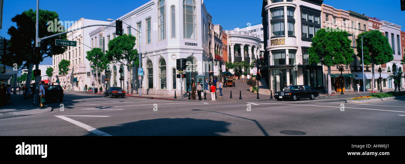 This is the shopping district on Rodeo Drive and Via Rodeo Drive in ...